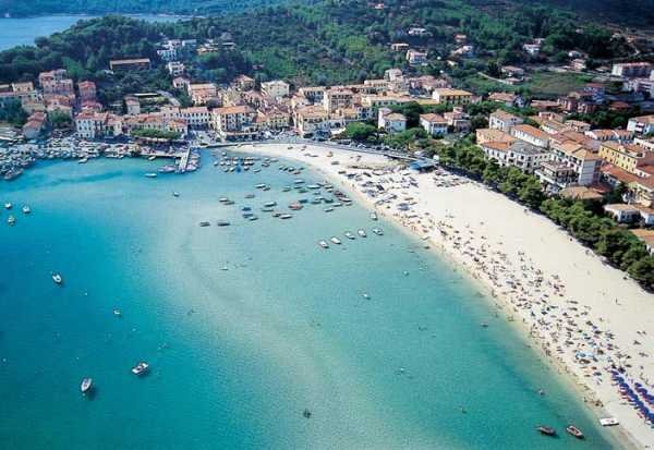 La spiaggia di Marina di Campo